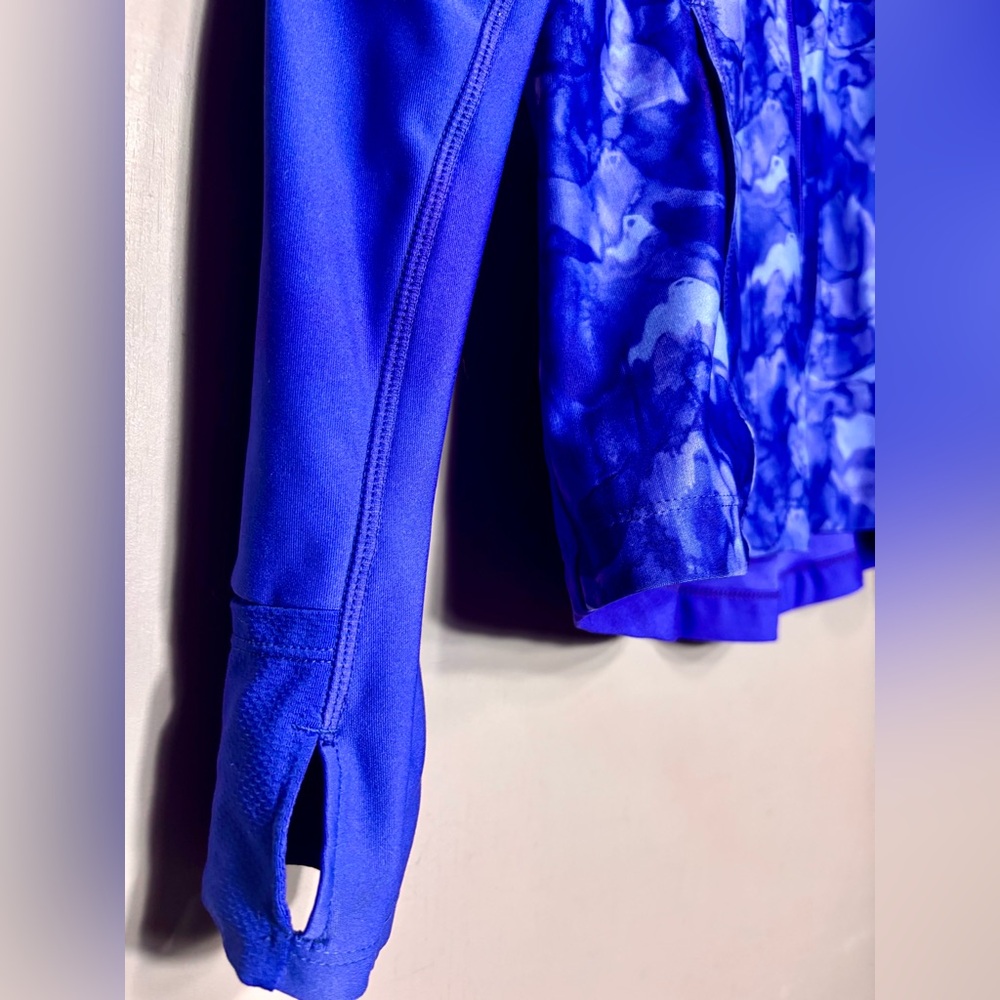 MONDETTA Blue Patterned Zip Jacket - Picture 6 of 8